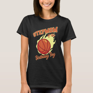 Camiseta Stepman Do Aniversário Da Família De Basquete Birt
