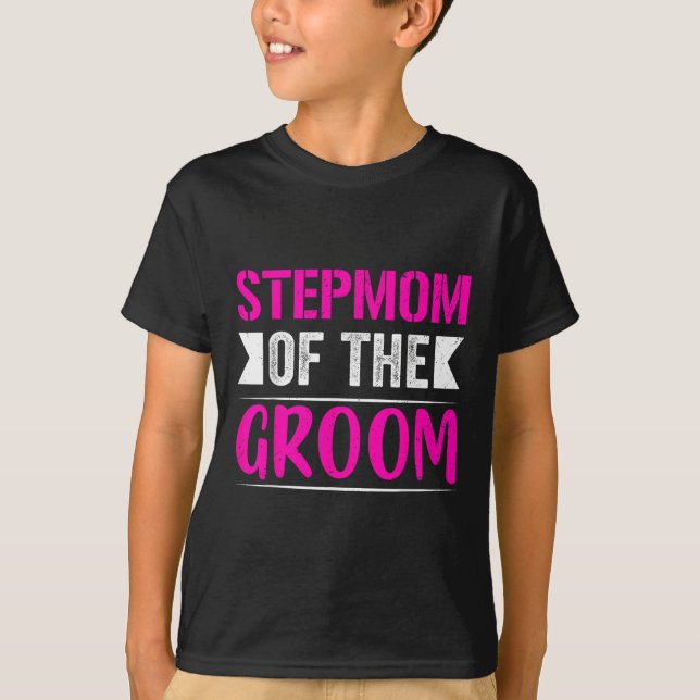Camiseta Stepman Do Groom Dotou A Mãe Noiva. (Frente)