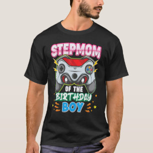 Camiseta Stepman Do Vídeo Da Família Birthday Boy Matching 