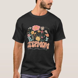 Camiseta Stepman Floral Daisy Hippie Groovy Wildflower Moth
