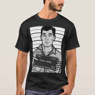Camiseta Sterling Archer Mugshot
