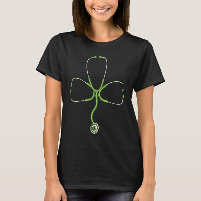 Camiseta Stethoscope Doctor Cute da rua de Patrick (Frente)
