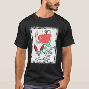 Camiseta Stethoscope Enfermeira Enfermeira Coelhinha Dia da