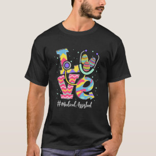 Camiseta Stethoscope Love Medical Assistant Engraçado Pásco