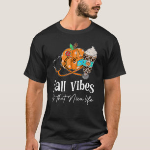 Camiseta Stethoscope Pumkin Chamar Vibes Que NICU Life Dive
