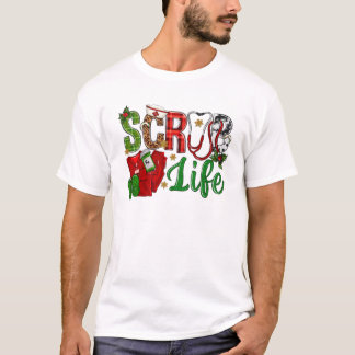 Camiseta Stethoscope Scrub Life Natal