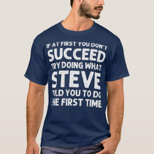 Camiseta STEVE Dif Name Personalizado Birthday Engraçado Pi