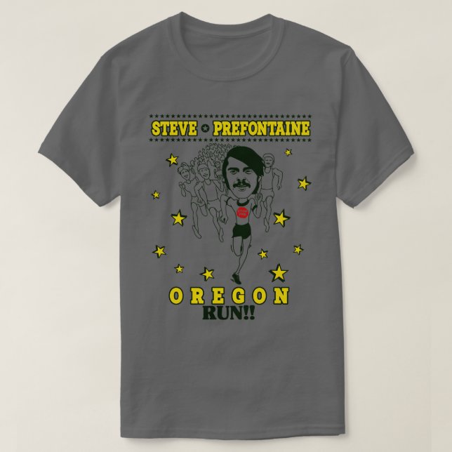 Camiseta Steve Prefontaine Oregon Run (Frente do Design)