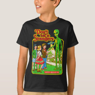 Camiseta Steven Rhodes Não Fale Com Estranhos Alien Retro 