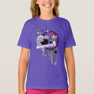 Camiseta Steven Universe Gráfico de Caracteres Ametist
