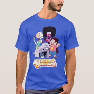 Camiseta Steven Universe Grupo Crystal Gem Huddle