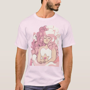 Camiseta Steven Universe Ilustração de Rosa Quartz