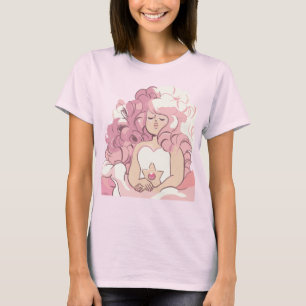 Camiseta Steven Universe   Ilustração de Rosa Quartz