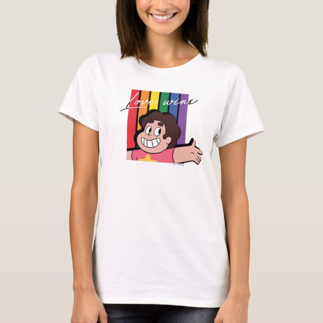 Camiseta Steven Universe - O amor ganha (Frente)