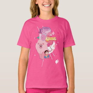 Camiseta Steven Universe Rosa Quartz Legado