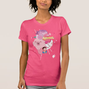 Camiseta Steven Universe Rosa Quartz Legado