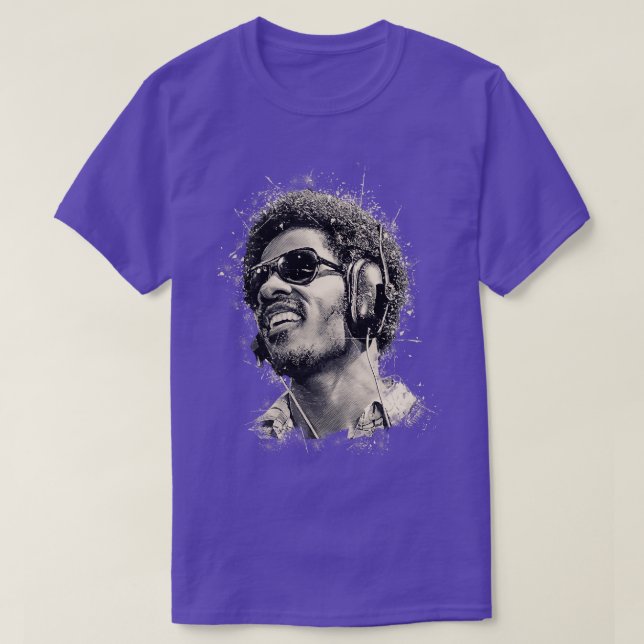 Camiseta Stevie Wonder (Frente do Design)