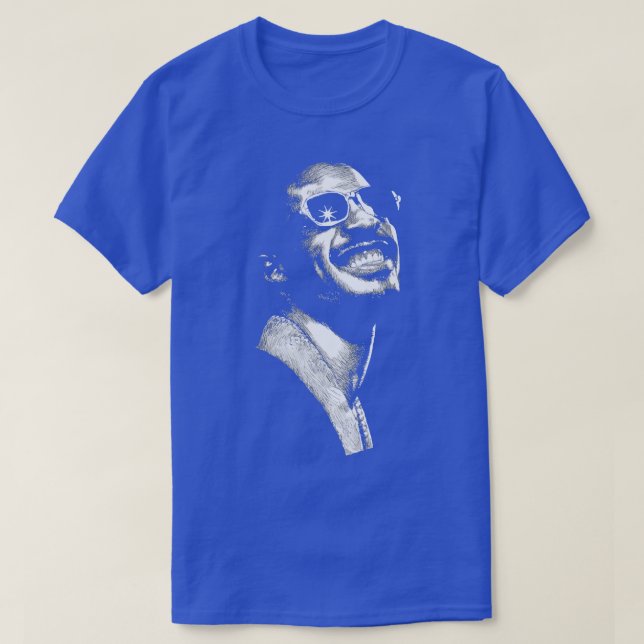 Camiseta Stevie Wonder 1 (Frente do Design)