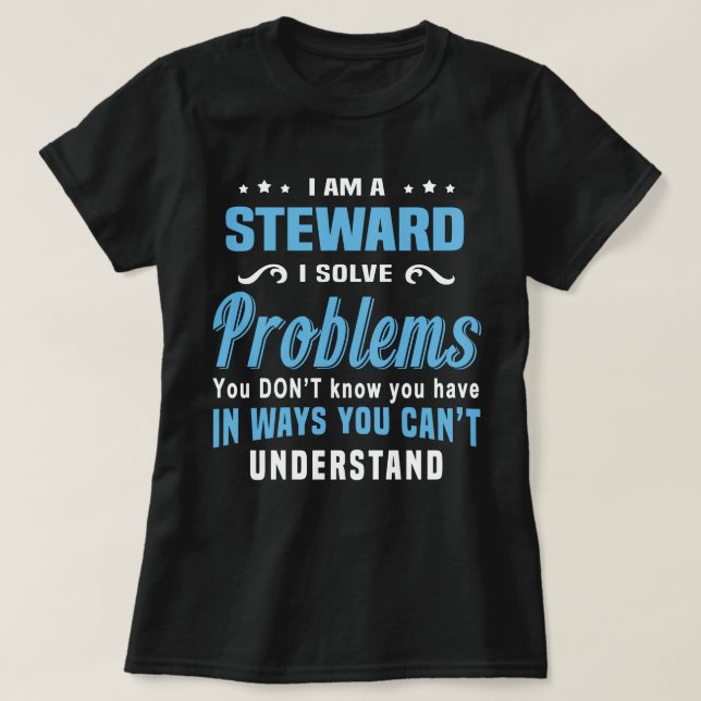 Camiseta Steward (Frente do Design)