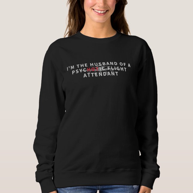 Camiseta Stewardese Husband Airline Air Hostess Funny (Frente)