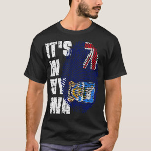 Camiseta STI IN MY DNA Falkland Flag Boy Gift