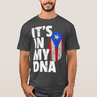 Camiseta STI IN MY DNA Porto Rico Rican Flag TM en Women Ki