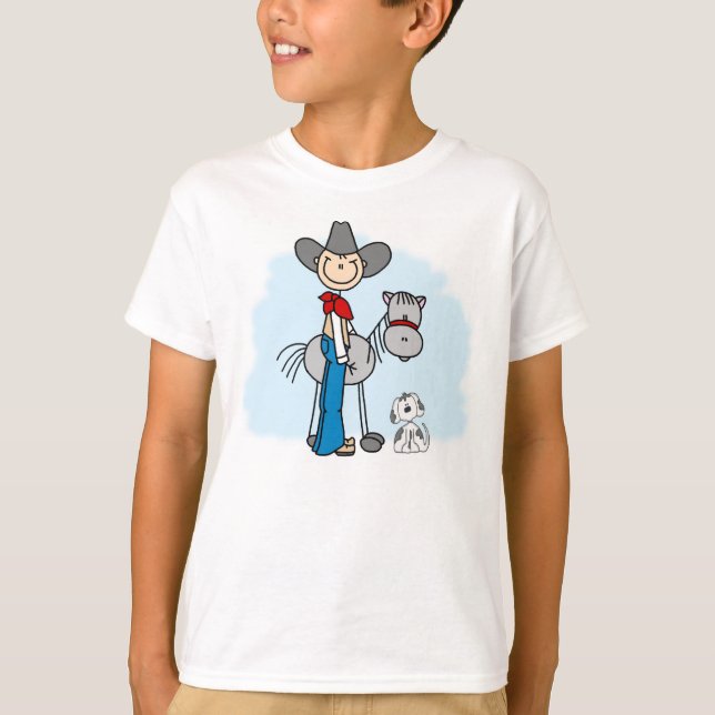 Camiseta Stick Cowboy N Cavalo (Frente)