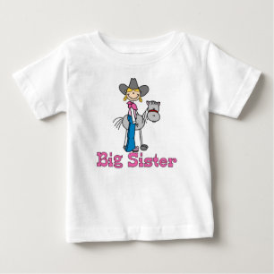 Camiseta Stick Cowgirl Big Sister