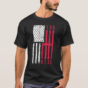 Camiseta Stick Shift Muscle Car 6 Gears Mechanical American