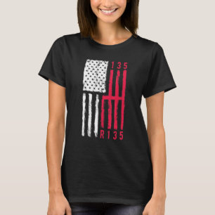 Camiseta Stick Shift Muscle Car 6 Gears Mechanical American