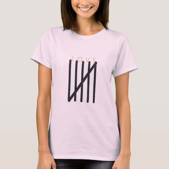  Camiseta Sticks of Love (Frente)