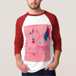 Camiseta Sticks, The Rosa, 1933 por Wassily Kandinsky