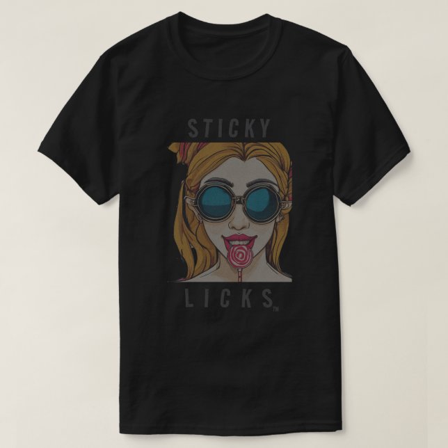 Camiseta STICKY LICKS LOLLIPOP Tee (Frente do Design)