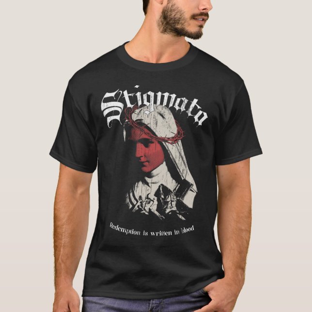 Camiseta Stigmata - Occult Streetwear Desgin (Frente)