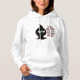 Camiseta Still Waiting Hoodie – Funny Coffee & Paycheck Swe