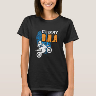 Camiseta STIN NO MEU DNA Motocross BMX Supermoto Supercross