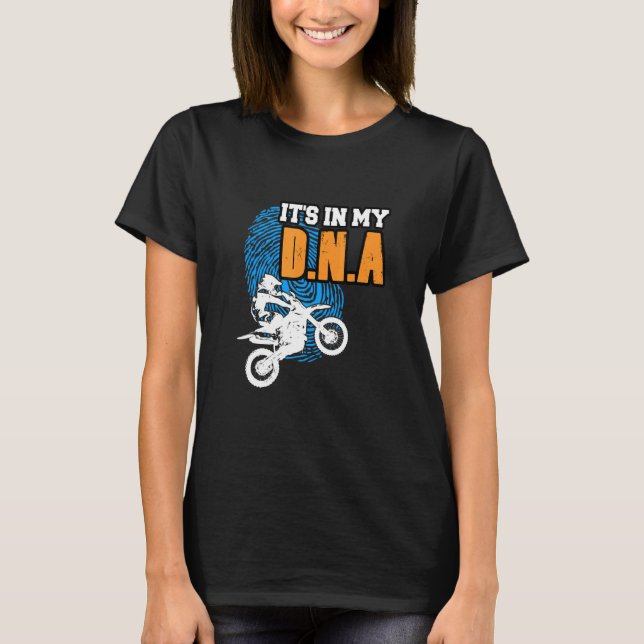 Camiseta STIN NO MEU DNA Motocross BMX Supermoto Supercross (Frente)