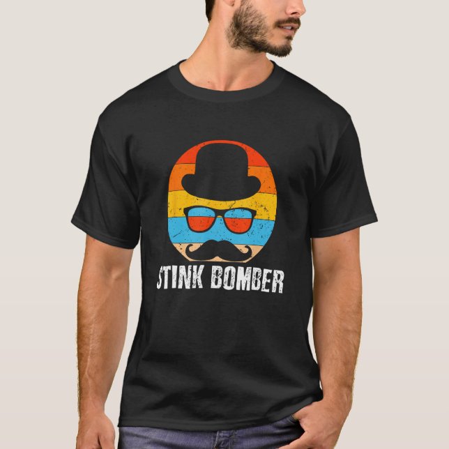 Camiseta Stink Bomber  Dad Humor Daddy Gross Joke 1 (Frente)