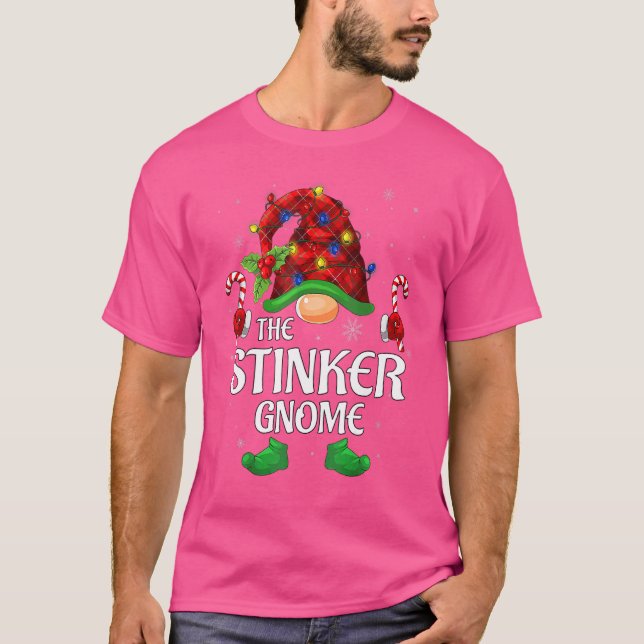 Camiseta Stinker Gnomo Buffalo Red Xadrez Correspondente Fa (Frente)