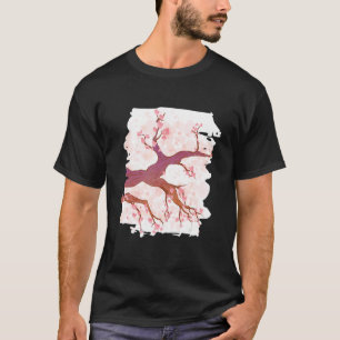 Camiseta Stipes Sakura Flor Japonês Flor do Japão