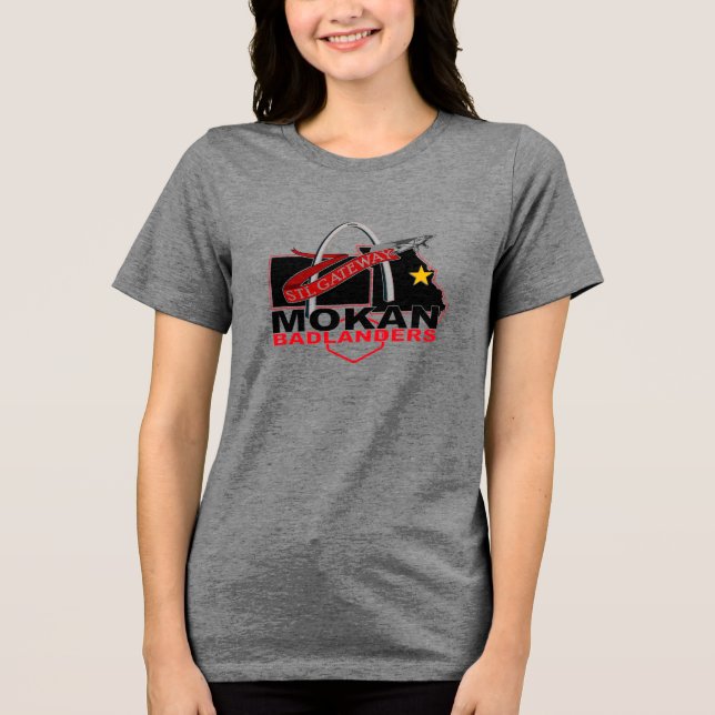 Camiseta STL Gateway Badlanders Centro Escuro (Frente)