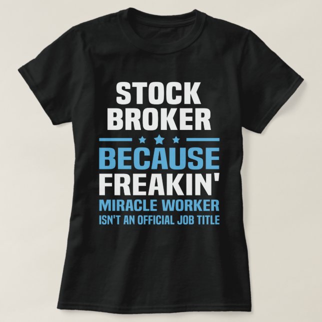 Camiseta Stock Broker (Frente do Design)