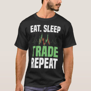 Camiseta Stock Trading Come Sono Comerciante Repetitivo Dia
