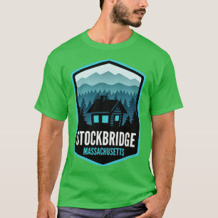 Camiseta Stockbridge Massachusetts Mountain Town Cabine