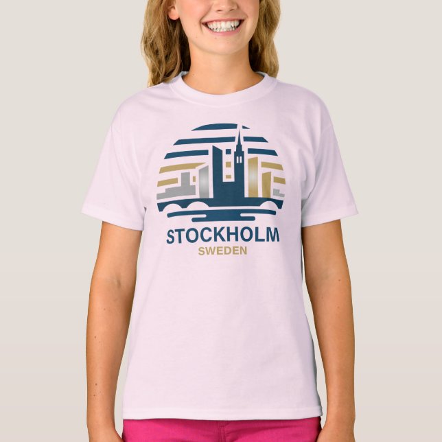 Camiseta Stockholm Sweden Europe (Frente)