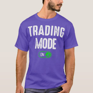 Camiseta Stocks Modo de Negociação no Dia do Comerciante