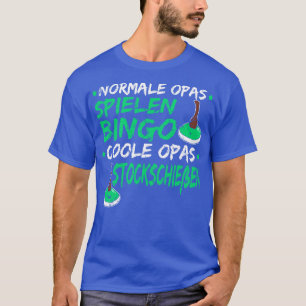 Camiseta Stockschtzen Geschenk Opa Lustiges Stockschieen Sp