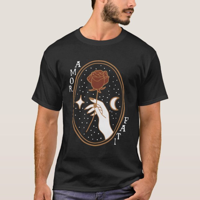 Camiseta Stoic Cote Amor Fati Dourado (Frente)