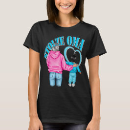 Camiseta stolze Oma Enkel Herz Junge blonde Haare