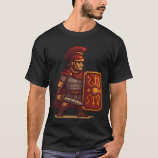 Camiseta Stolzer Zenturio – Römischer Legionär in Pixelart